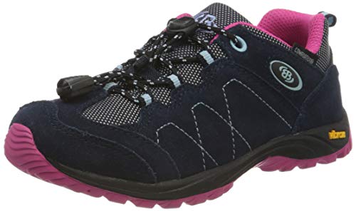 Brütting Bergen Low Dziewczynki Półbuty trekkingowe i turystyczne, morski/różowy (Pink)/ niebieski, 35 EU