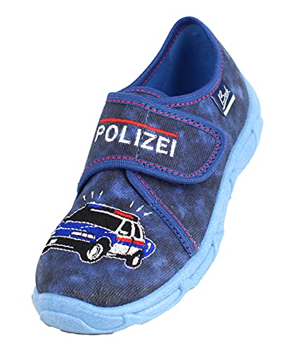 Beck Chłopcy policja niskie kapcie, niebieski ciemnoniebieski 05, 26 EU