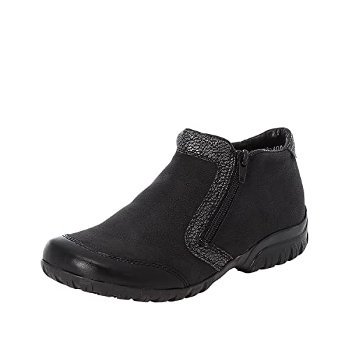 Rieker Damskie botki L4659, Black L4659 00, 36 EU