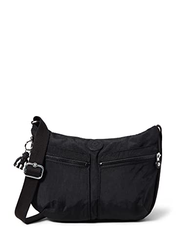 Kipling Womens IZELLAH Crossbody, Black Noir, 12 x 33 x 23 cm, czarny czarny, 12x33x23 cm