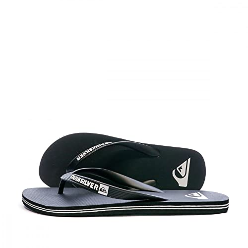 Quiksilver Męskie klapki Molokai, Czarny Black Black White XkkW, 47 EU