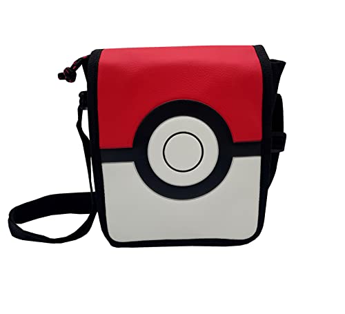 CYP BRANDS Unisex dziecięca torba na ramię Bandolera Pokémon BD-281-PK, Blanco/Rojo
