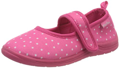 Playshoes Punkty, uniseks niskie kapcie dziecięce, Różowy 18, 24/25 EU