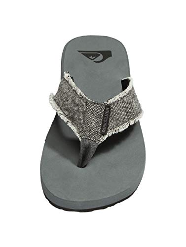 Quiksilver Męskie klapki japonki Monkey Abyss, Szary Grey Black Grey Xsks, 43 EU