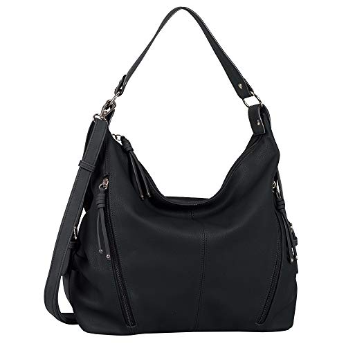 Tom Tailor Caia, Torebka Crossbody, Czarny, M