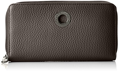 Mandarina Duck Damskie Mellow Leather Portafoglio torby na ramię, czarne (Nero), 10 x 21 x 28,5 cm (szer. x wys. x gł.)