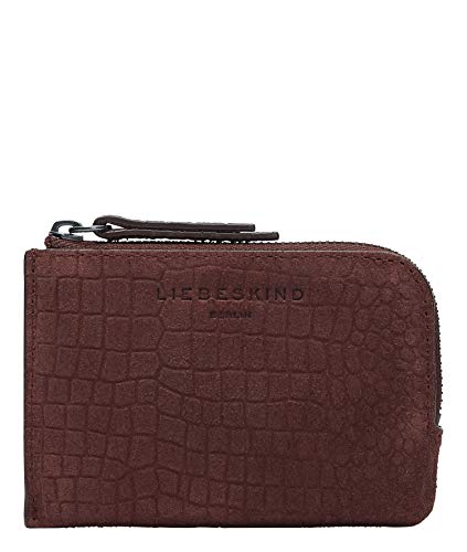 Liebeskind Berlin Damski portfel Suede Lizard Lena akcesoria podróżne, czerwony - Merlot - small