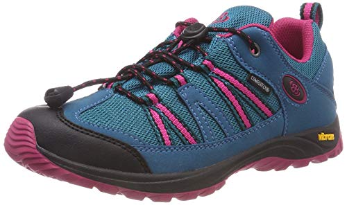 Brütting OHIO LOW Dziewczynki Półbuty trekkingowe i turystyczne, turkusowy/różowy (Pink), 40 EU