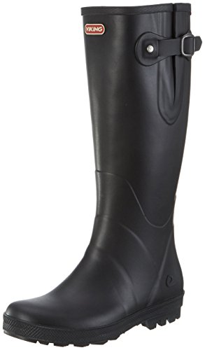 Viking FOXY Kalosze Z Długą Cholewką Damskie, Czarne, 41 EU