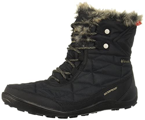 Columbia Damskie śniegowce Minx Shorty Iii, Czarny szary Black Pebble, 40.5 EU