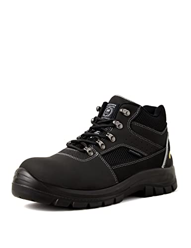 Skechers Trophus Letic męskie botki, Czarna tkanina nubukowa, 48.5 EU