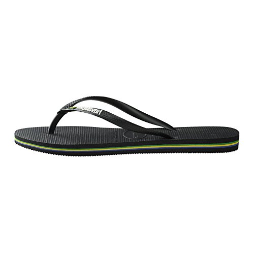 Havaianas Damskie japonki Slim Brasil z logo, czarny, 35/36 EU