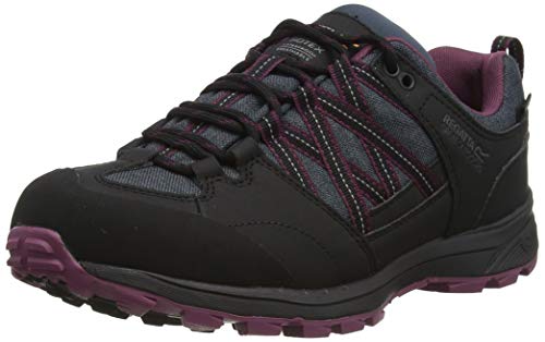 Regatta Damskie buty trekkingowe Chaussures Techniques De Marche Basses Samaris II, czarny - czarny lilia - 40 EU