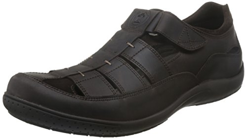 Panama Jack Meridian Basics Peeptoe sandały męskie, Braun Marron C1, 45 EU