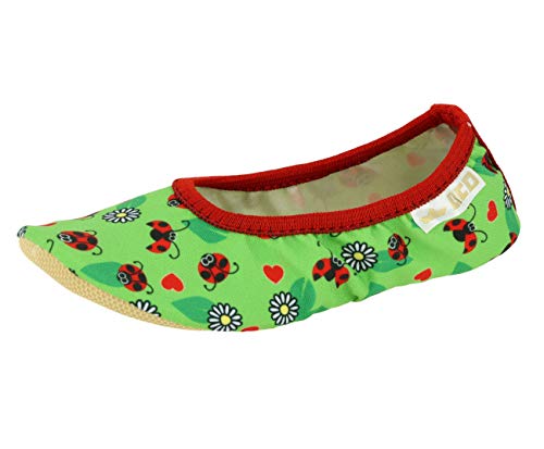 Lico G 1 STYLE Uniseks - dzieci Buty do gimnastyki, zielony/czerwony, 37 EU