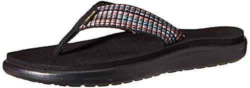 Teva Voya damskie kapcie z klapką z otwartymi plecami, 1, Black Bar Street Multi Black Bsmbl, 42 EU