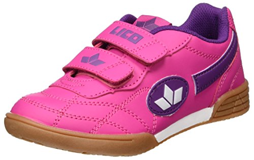 Lico Bernie V Dziewczynki Buty do różnych sportów uprawianych w pomieszczeniach, różowy (Pink)/ liliowy/biały, 25 EU