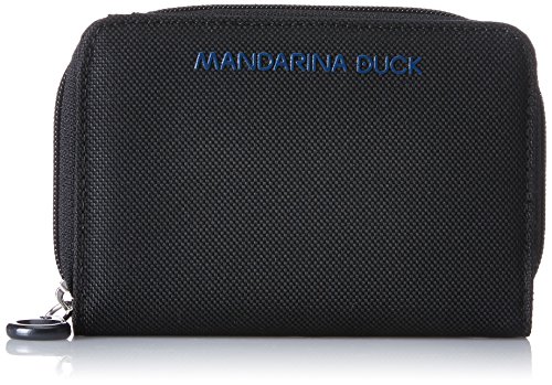 Mandarina Duck Damski portfel podróżny Md 20, czarny Black, 10x21x28.5 cm (B x H x T)