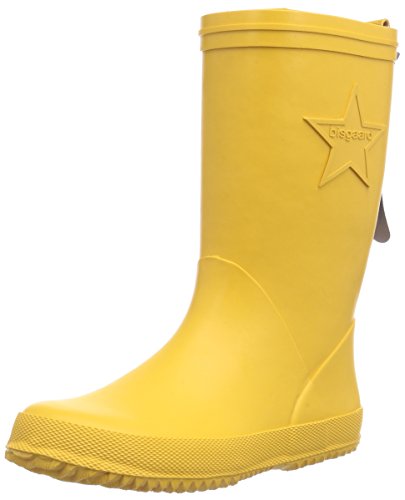 Bisgaard Unisex dziecięce kalosze Rubber Boot Star gumowe, czerwone, 30 EU, żółty - Gelb 80 Yellow - 31 EU Schmal
