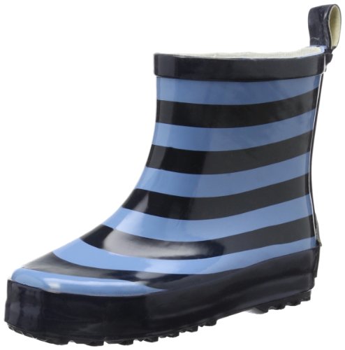 Playshoes Unisex dziecięce kalosze Ringel, Marine jasnoniebieski, 18 EU