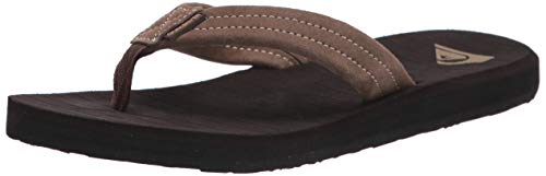 Quiksilver Carver Nubuck M męskie klapki, Wielokolorowy brązowy, 39.5 EU