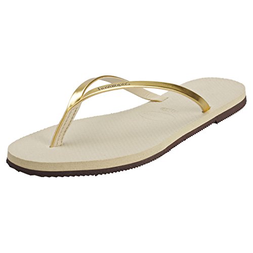 Havaianas Damskie japonki You Metallic, beżowy - Beżowy, piaskowy, szary, jasnozłoty - 33/34 EU