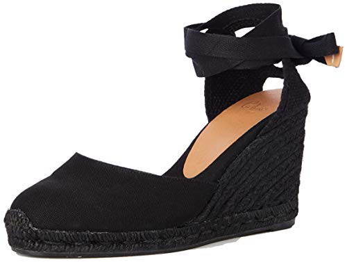 Castañer Damskie espadryle C/8/001, Carina, czarny - czarny - 36 EU