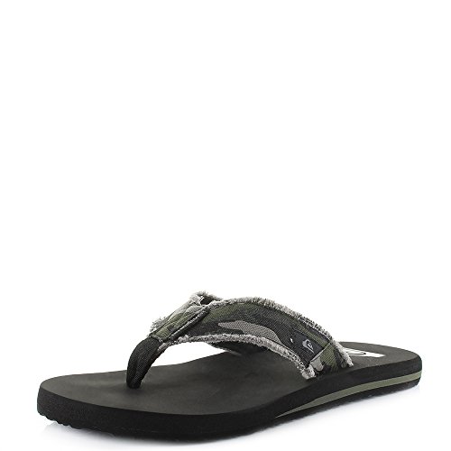 Quiksilver Męskie klapki japonki Monkey Abyss, zielony zielony brązowy Black Xgck, 46 EU