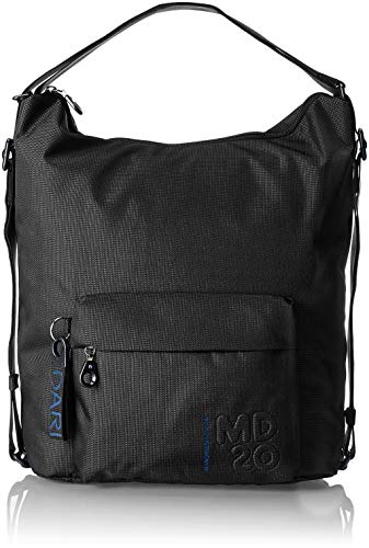 Mandarina Duck portfel damski md 20, czarny, 31x39x14 (L x H x W)