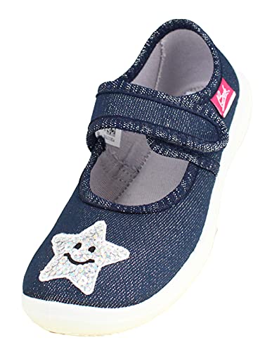 Beck Dziewczęce Smile Low-Top Kapcie, Blau Dunkelblau 05, 23 EU