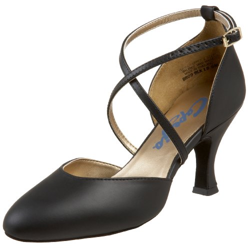 Capezio X-strap Pump, czółenka damskie, czarny - czarny Black - 35.5 eu