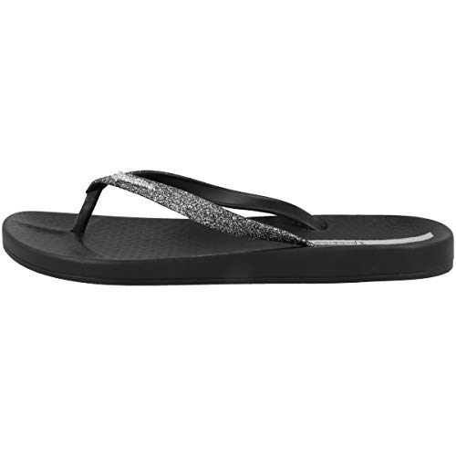 Ipanema Damskie japonki Anat Fem, czarny - czarny - 39 EU Schmal