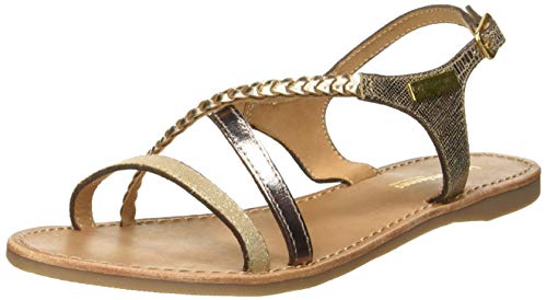 Les Tropéziennes par M. Belarbi Sandały damskie Hanano Sling Back, Złoto lub Multi 657-35.5 EU