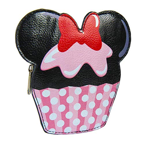ARTESANIA CERDA damska kopertówka CARTERA MONEDERO Minnie, czarna (czarna), 3 x 12 x 12 cm