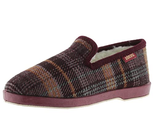 victoria Damskie espadryle 200251-WOMEN WAMBA COPETE pled tkanina tekstylna, czerwony - Burdeos - 40 EU
