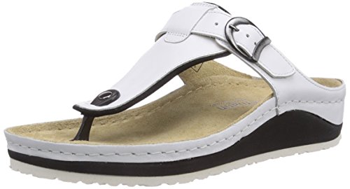 Berkemann Mila klapki damskie, biały 100 biały, 37.5 EU