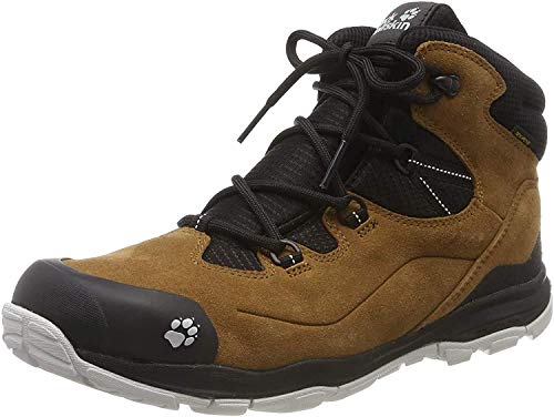 Jack Wolfskin Unisex dziecięce buty trekkingowe MTN Attack 3 Lt Texapore Mid K, Braun Desert Brown Black 5228, 33 EU