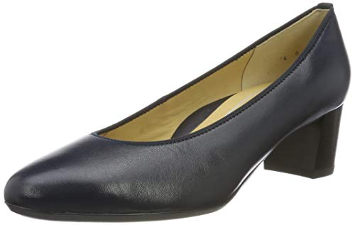 ARA Damskie czółenka Knokke 1211486 z zamkniętymi palcami, Blue Blau 12-39.5 EU