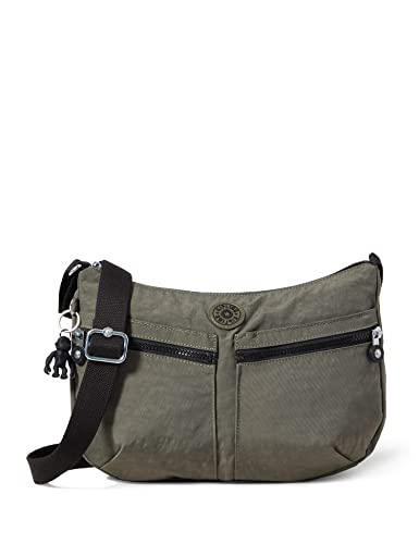 Kipling Womens IZELLAH Crossbody, zielony - Green Moss - 12x33x23 cm