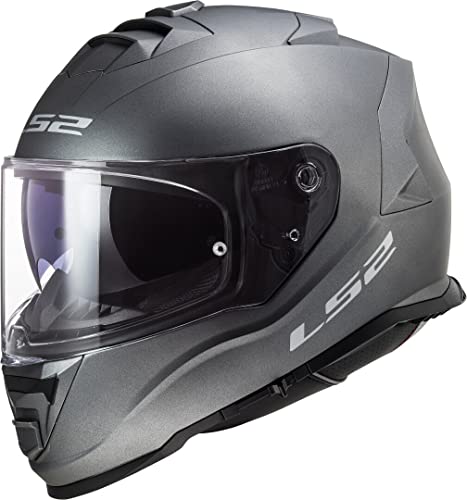 Kaski motocyklowe LS2 FF800 STORM SOLID MATT TITANIUM, tytan, XS