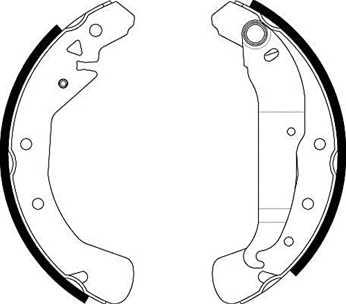 HELLA PAGID Zestaw szczęk hamulcowych 8DB355002-641