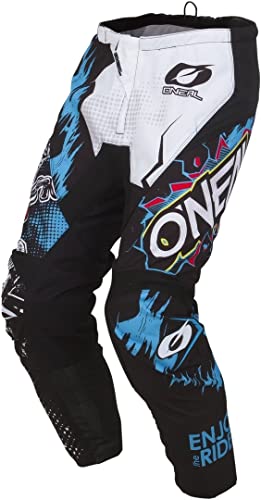 Element O'Neal Villain dziecięce spodnie motocrossowe MX Kids Mountain Bike MTB Downhill Freeride DH FR, 010E-9Youth, kolor biały, rozmiar 22