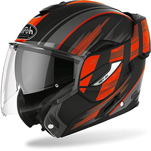 AIROH KASK REV 19 IKON pomarańczowy mat S