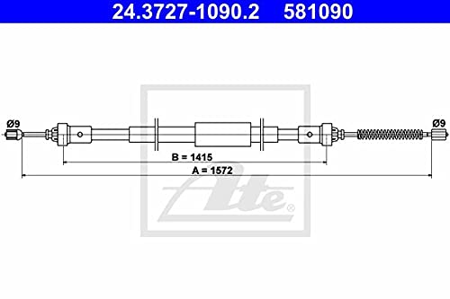 ATE LINKA HAMULCA 24.3727-1090.2 RENAULT MODUS 1.5DCI 90 10