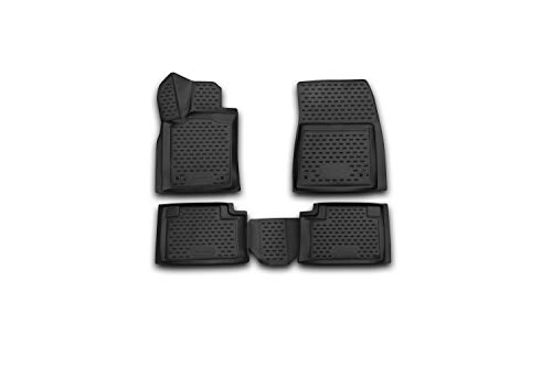Element dopasowane antypoślizgowe maty gumowe 3D, dywaniki podłogowe premium - Jeep Grand Cherokee IV WK2 2011-2020