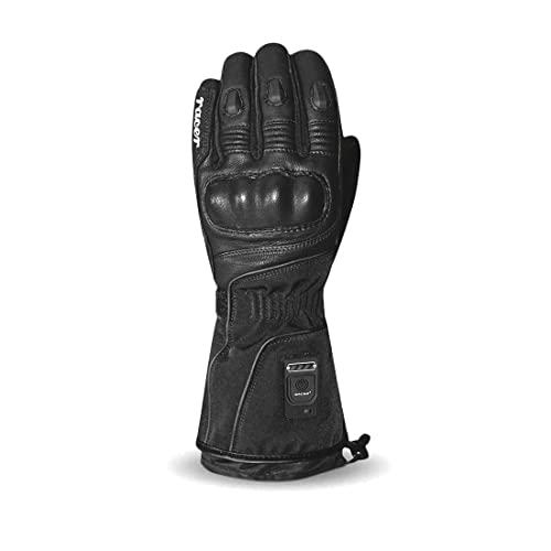 RACER Ogrzewane rękawice motocyklowe, damskie, HEAT 3, czarne, rozmiar M