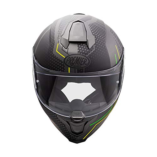 PREMIER Kask Hyper BP 6 BM, czarny/żółty/zielony, XL