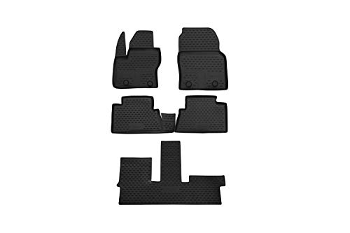 Element dopasowane antypoślizgowe gumowe dywaniki podłogowe premium - Ford Grand C-max