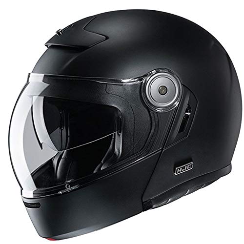 Kask motocyklowy HJC V90 Semi Mat czarny/Semi Flat Black, czarny, XL