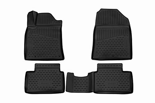 Element dopasowane antypoślizgowe gumowe dywaniki podłogowe premium - Hyundai i30